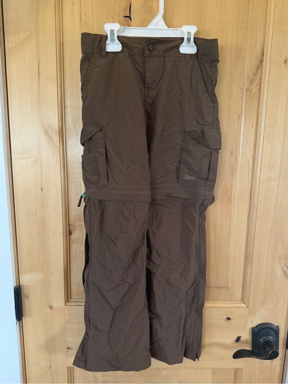 REI, Girl’s Convertible Cargo Pants - Brown